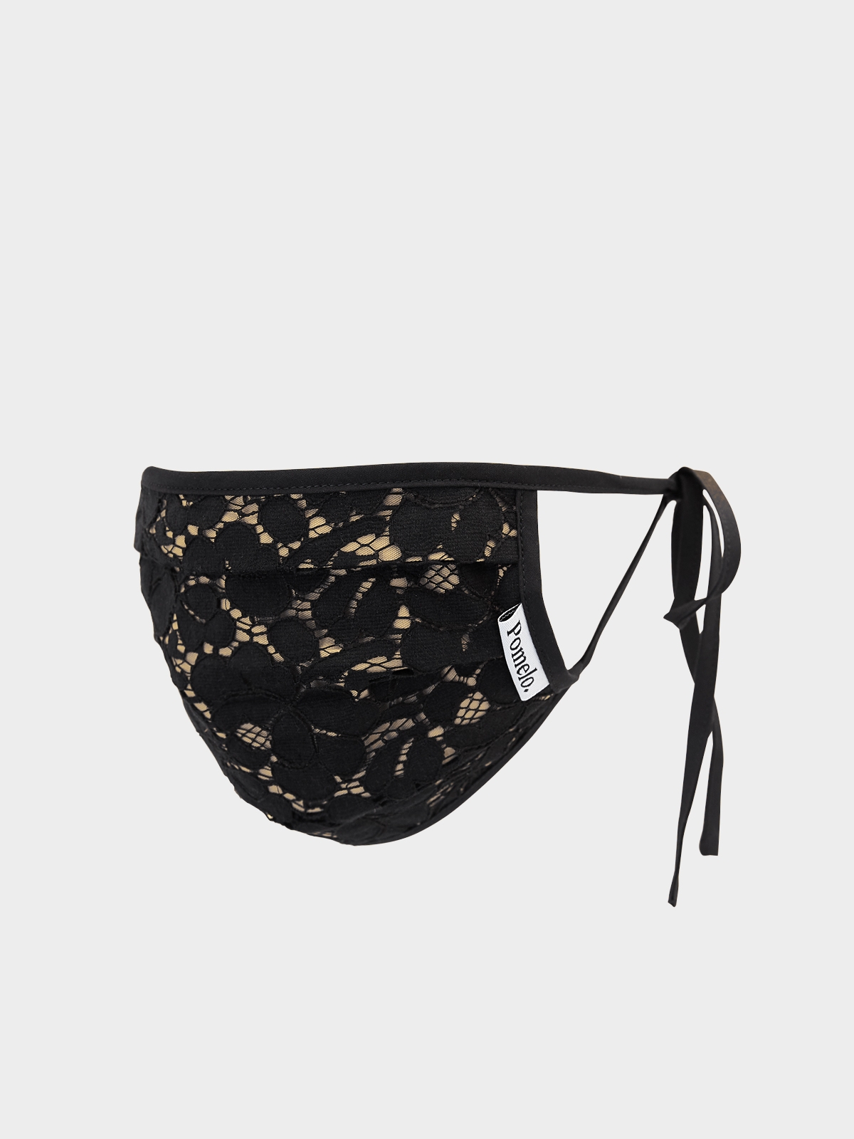 Reusable Lace Face Mask Black